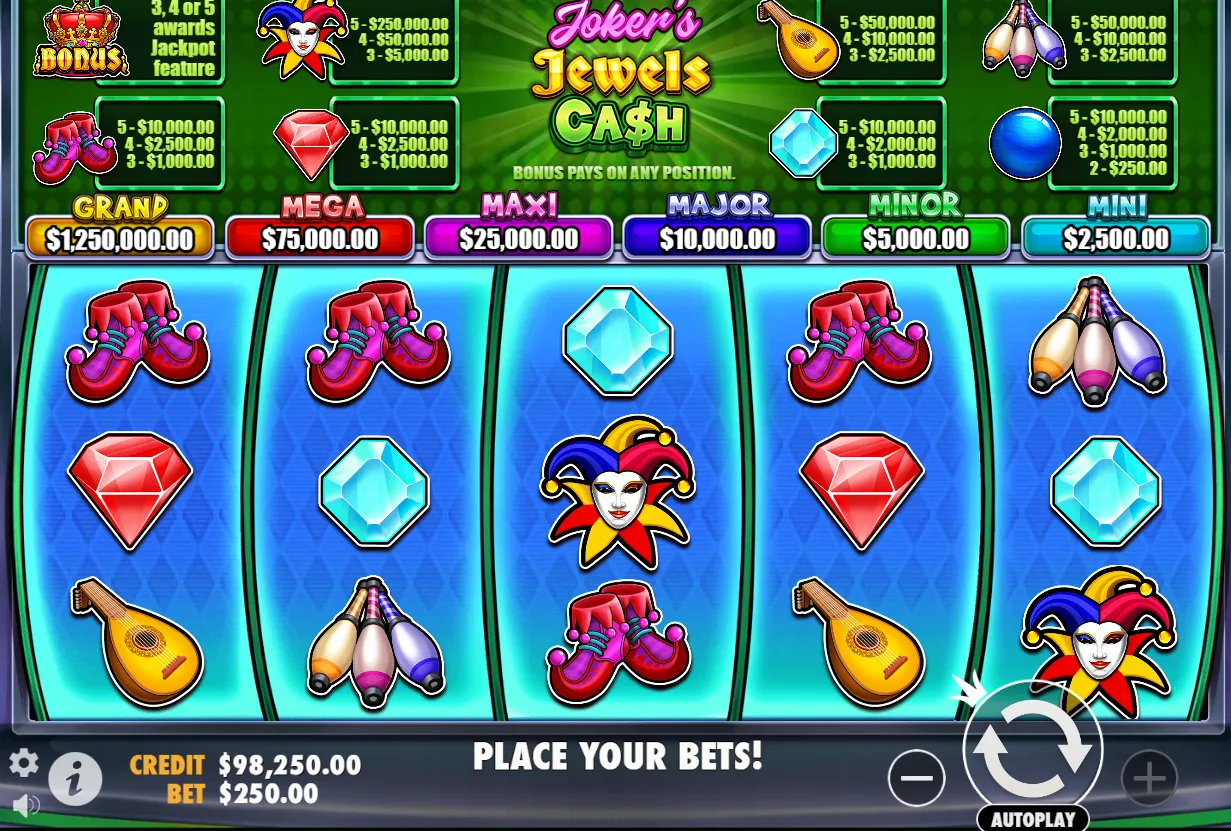 Jokers Cash Slot