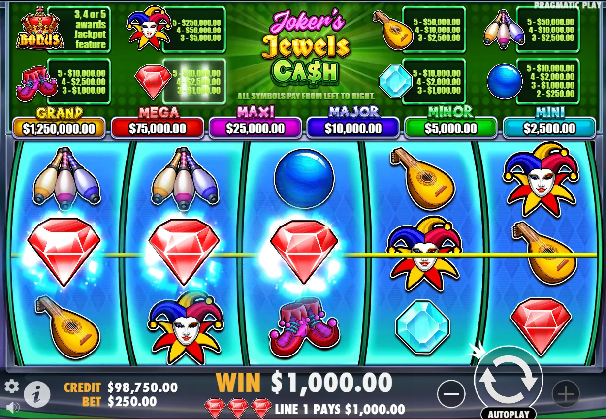 Jokers Cash demo